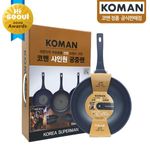 [KOMAN] Shinewon Titanium Coated Wok 28cm-Nonstick Cookware 6-Layers Coationg Frying Pan-Made in Korea